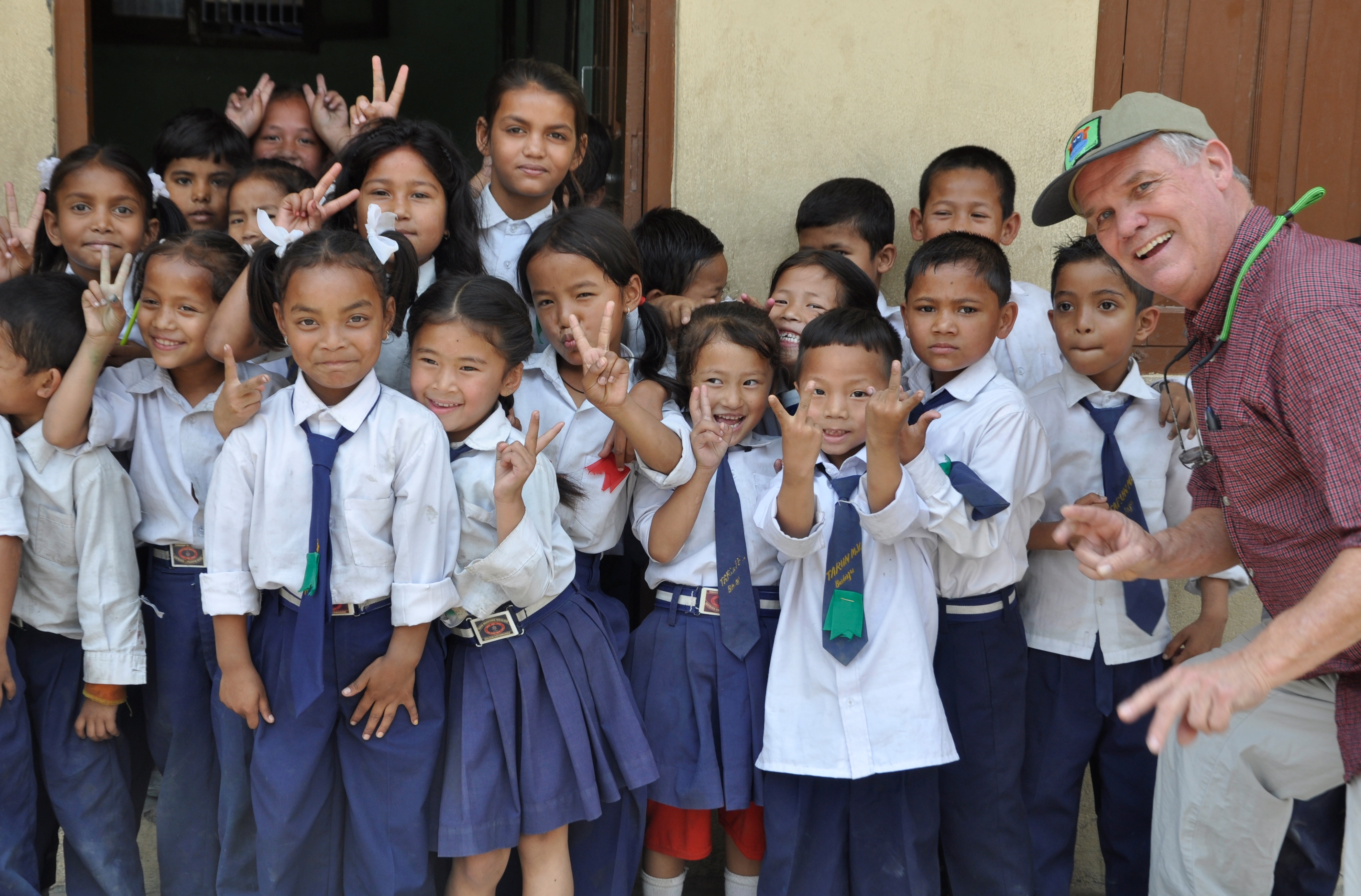 Children of Tarun School are super excited to be participating in our Little Green Guards® program (photo © LVDI International).
